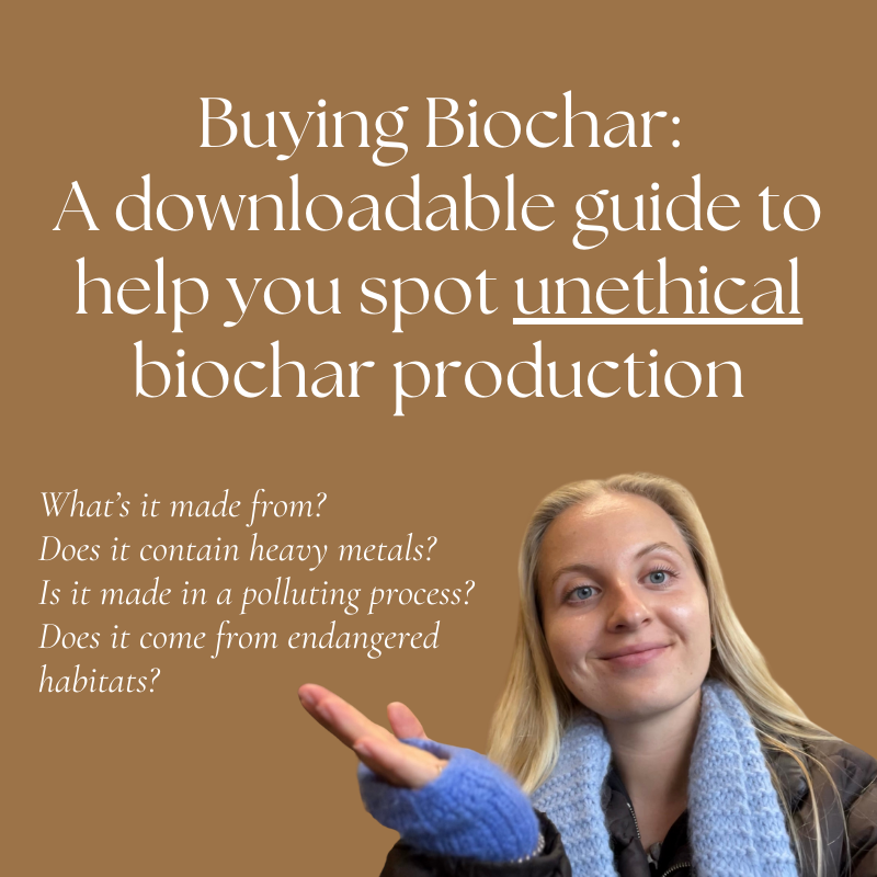 Ethical Biochar Guide – How and Where To Buy