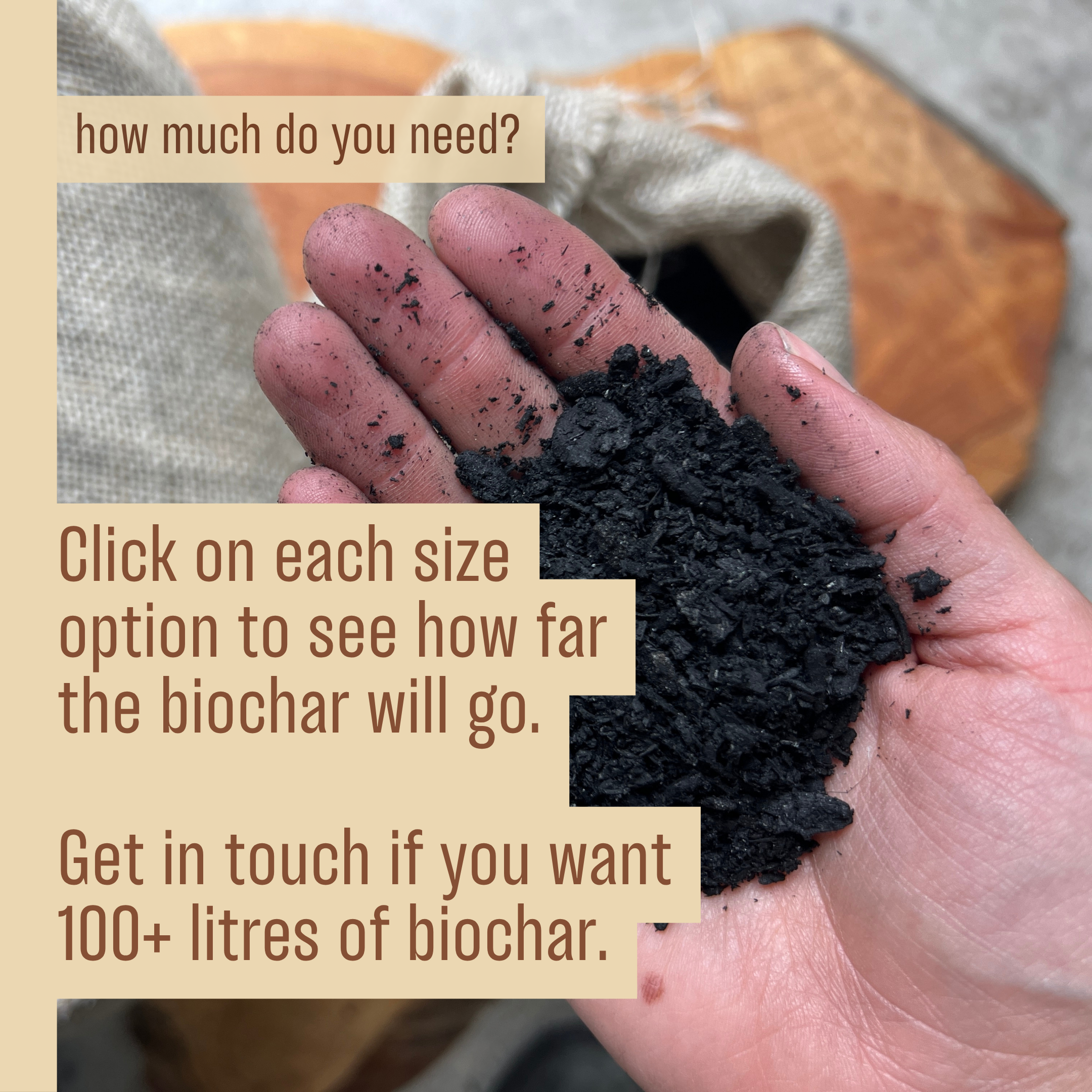 Biochar Powder Form Buy biochar UK | Biochar + inoculant powder | Earthly Biochar