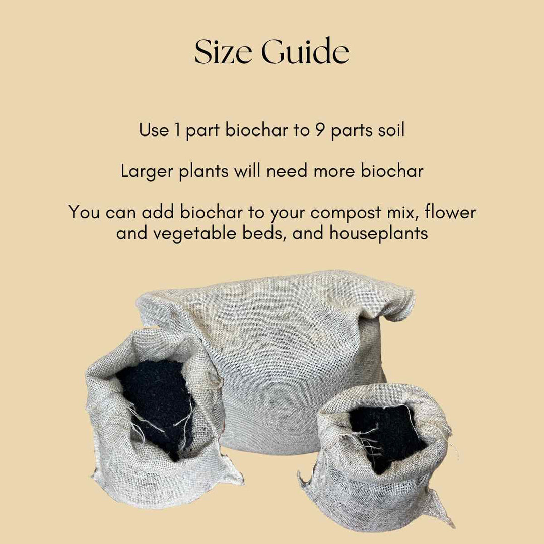 Buy biochar UK | Biochar + inoculant powder | Earthly Biochar