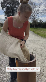 Load and play video in Gallery viewer, Biochar Kiln - Make biochar at home
