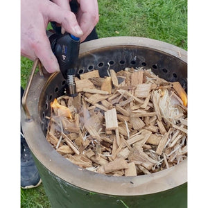 Lighting our Biochar Kiln